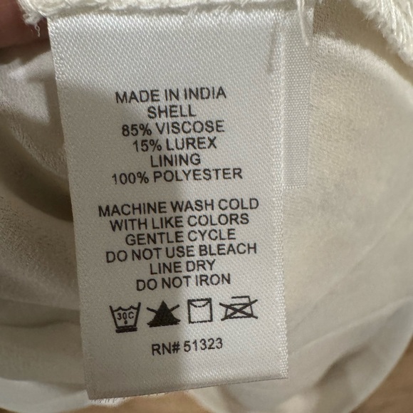 1. State Metallic Floral Tiered Long Sleeve Maxi Small $129 - Picture 13 of 13